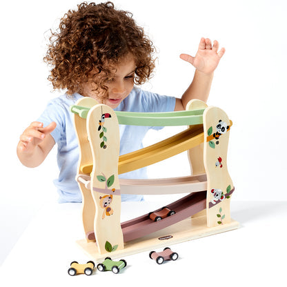 Boho Chic Wooden Car Ramp