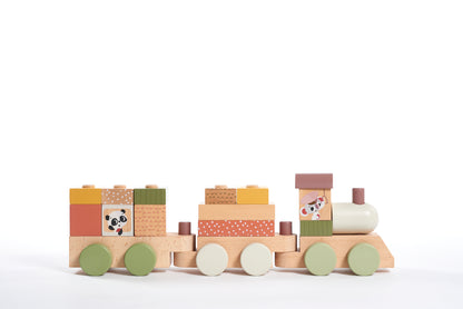 Wooden Stacking Train