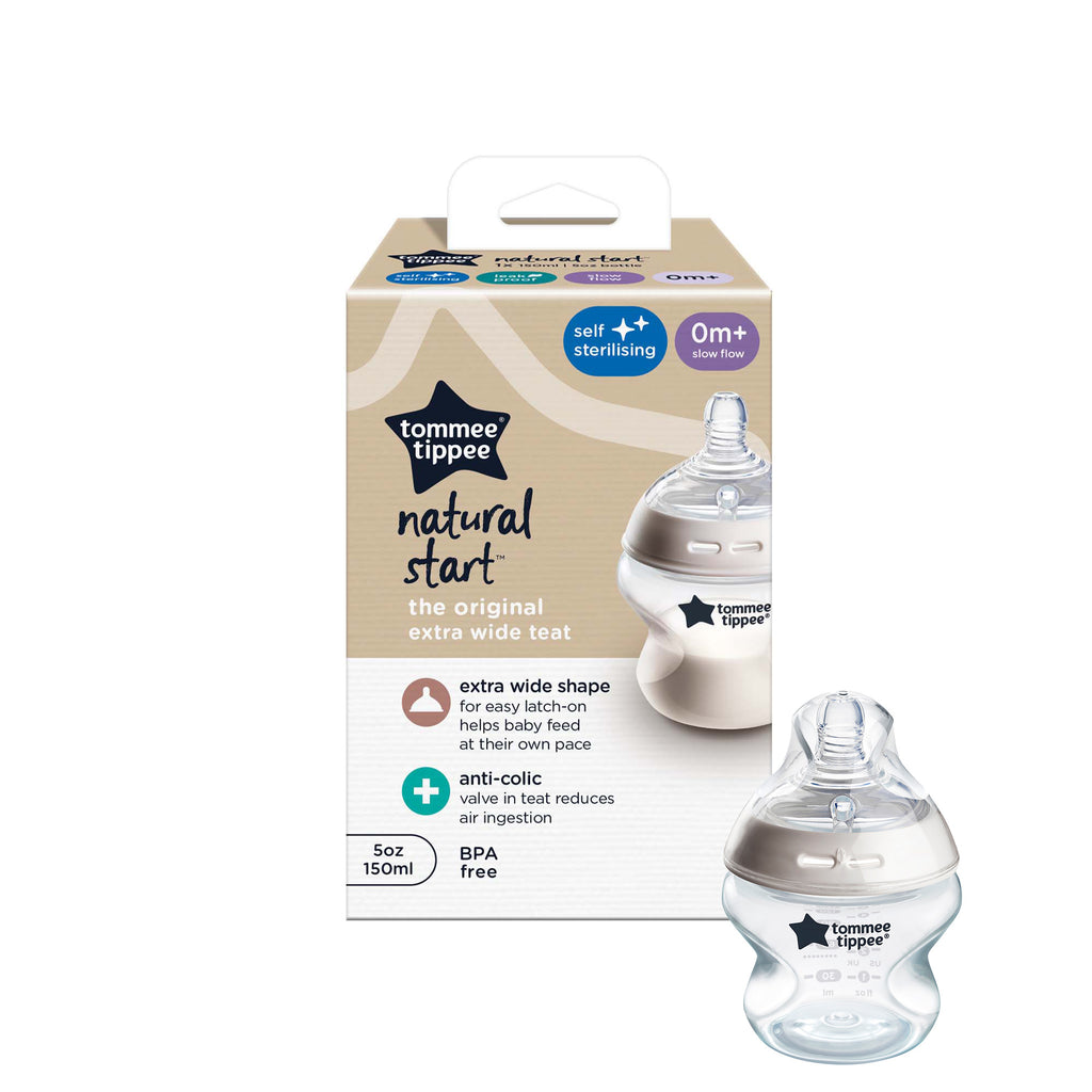 Tommee Tippee Natural Start 150ml Self Sterilising Bottle 1pk