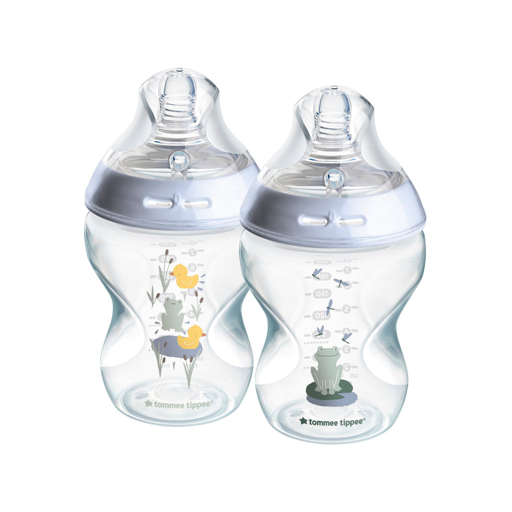 Tommee Tippee Natural Start 260ml Decorated Bottle 2pk – Boy