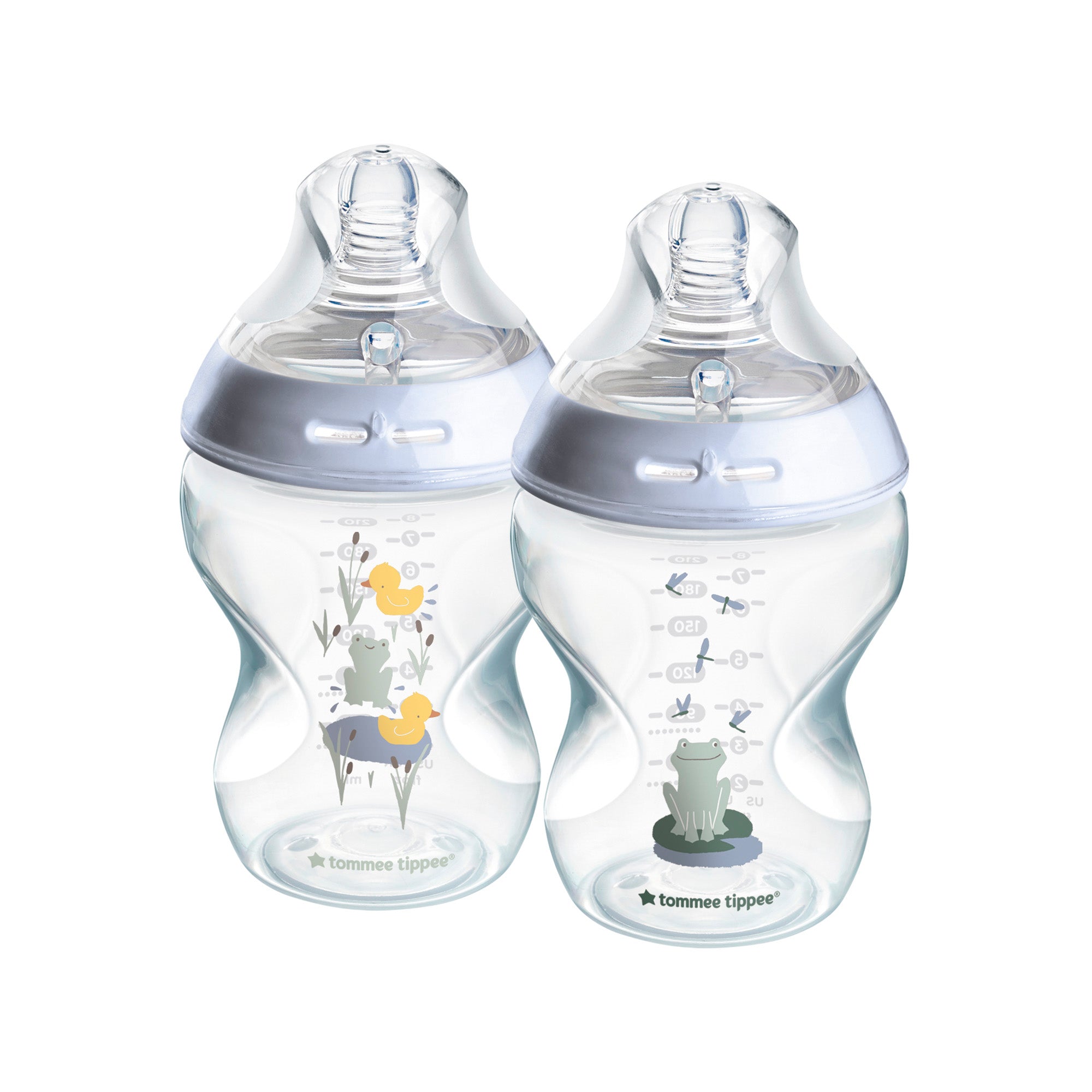 Tommee Tippee Natural Start 260ml Decorated Bottle 2pk – Boy