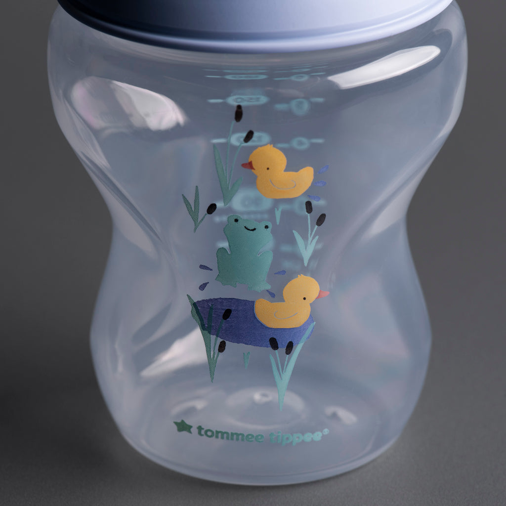 Tommee Tippee Natural Start 260ml Decorated Bottle 2pk – Boy