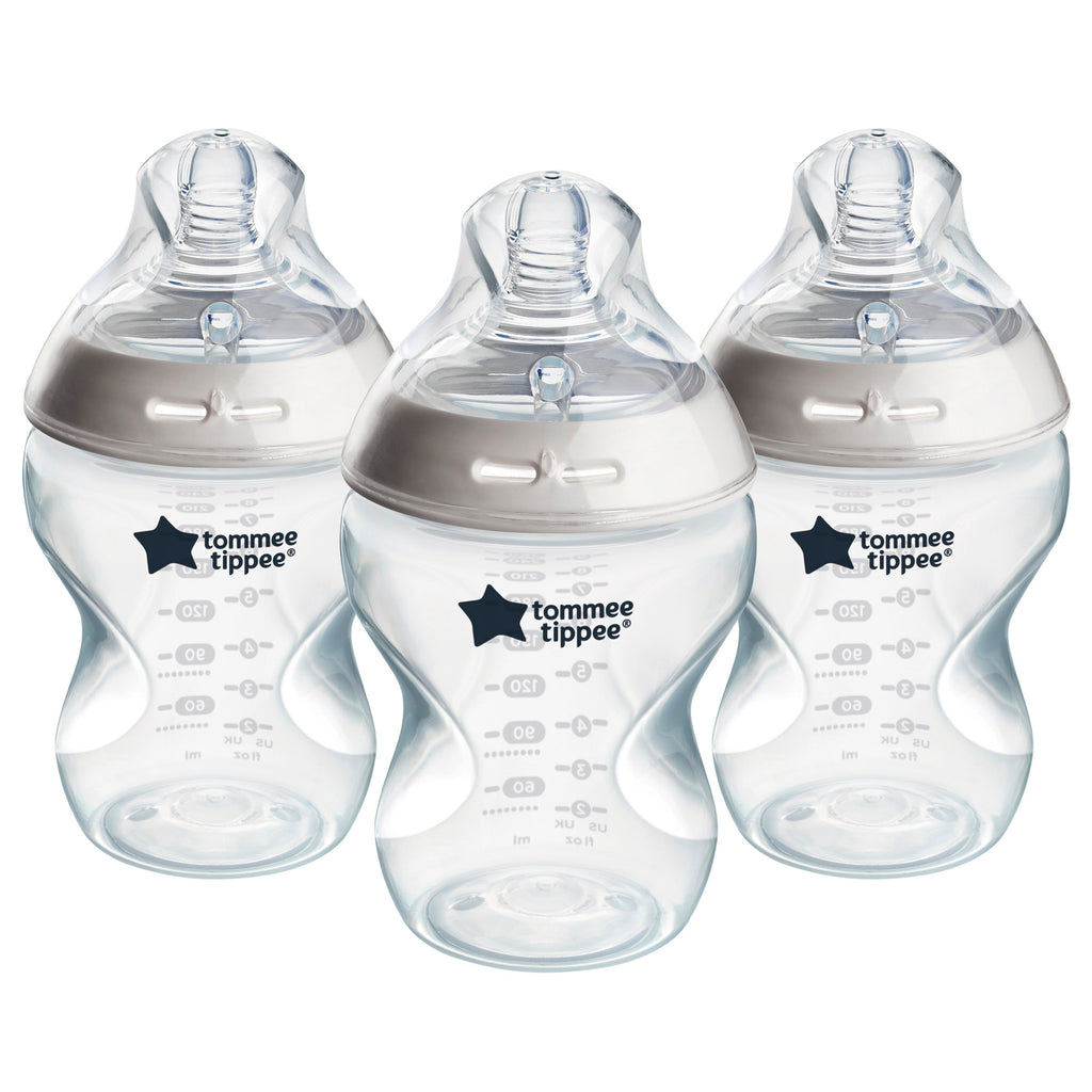 Tommee Tippee Natural Start 260ml Self Sterilising Bottle 3pk