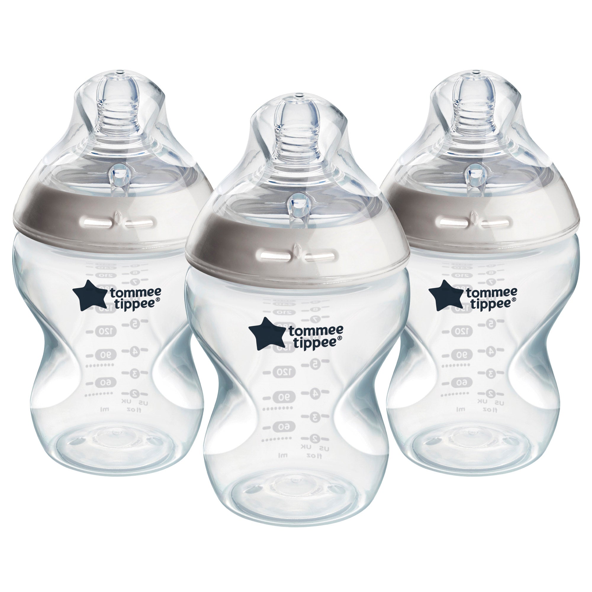 Tommee Tippee Natural Start 260ml Self Sterilising Bottle 3pk