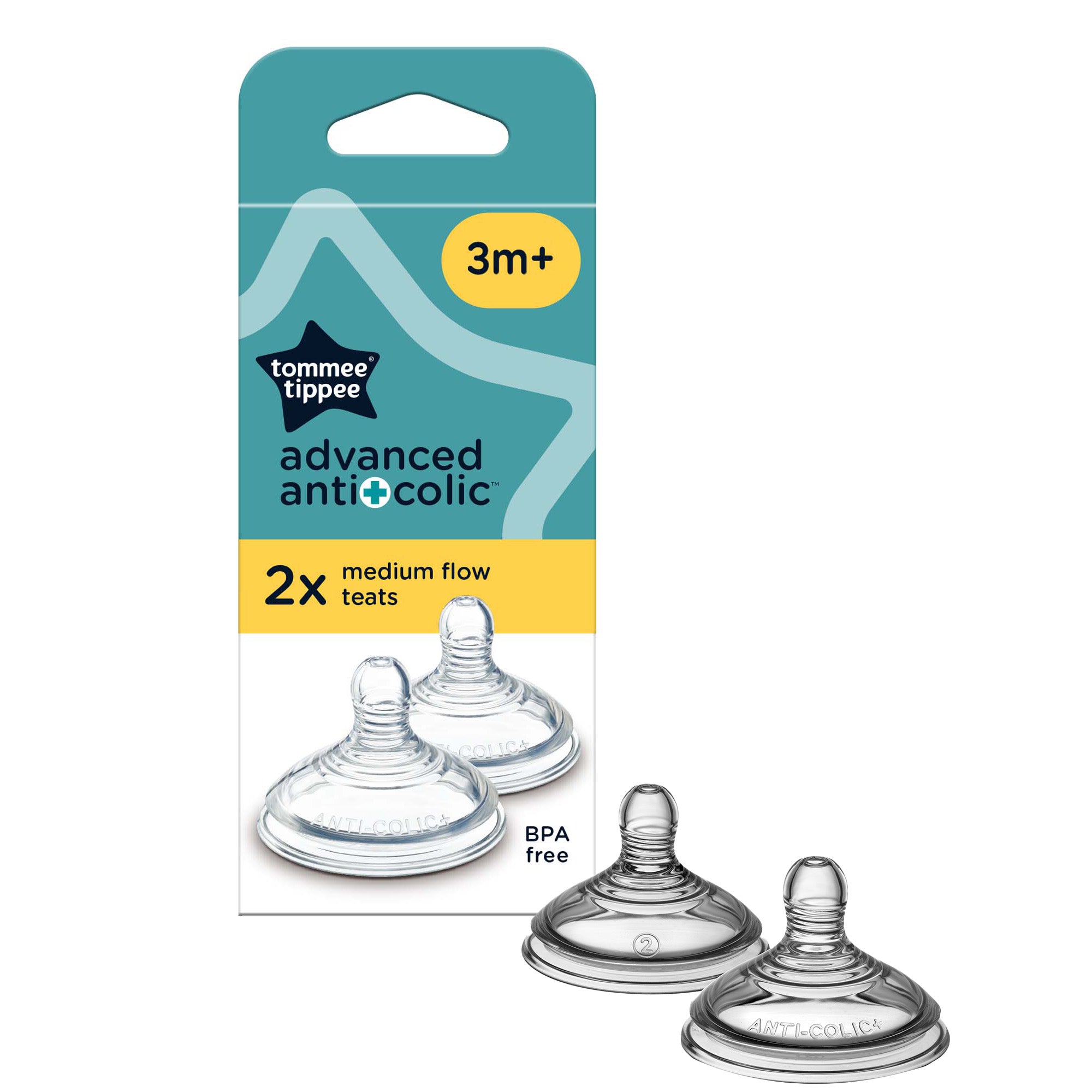 Tommee Tippee Advanced Anti-colic Teats 2pk