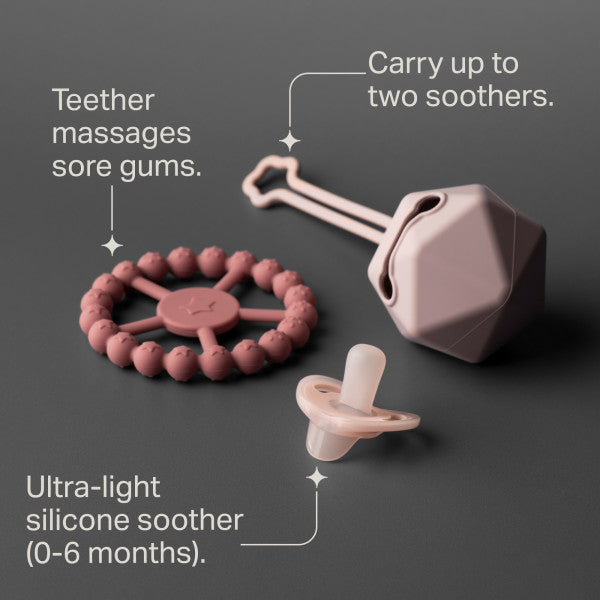 Tommee Tippee Silicone Comfort Gift Set - Pink