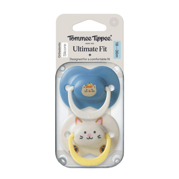 Tommee Tippee Ultra Fit Decorated Soother 18-36m 2pck - Boy