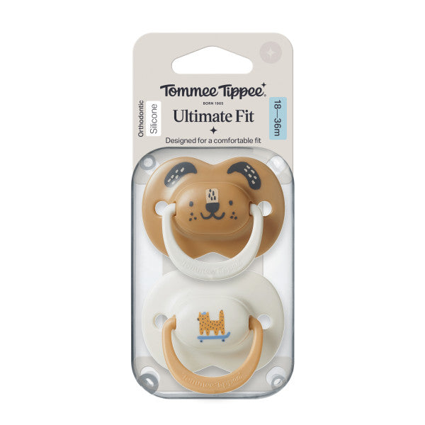 Tommee Tippee Ultra Fit Decorated Soother 18-36m 2pck - Boy