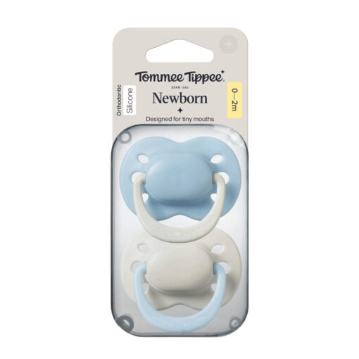 Tommee Tippee Newborn Soother 0-2m 2pk - Boy