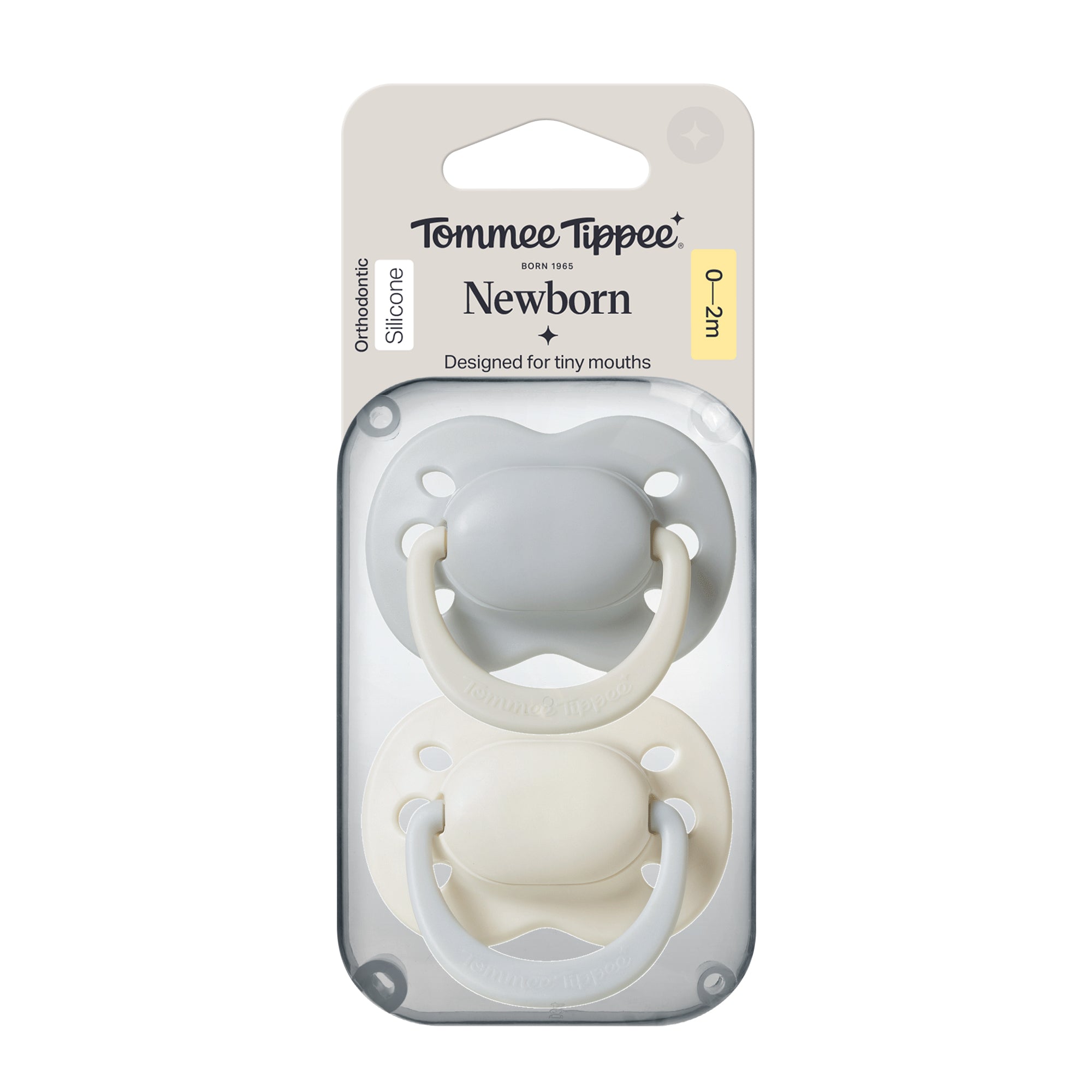 Tommee Tippee Newborn Soother 0-2m 2pk - Girl