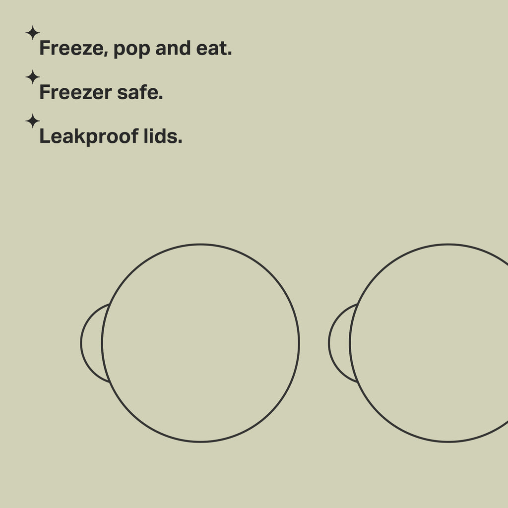 Tommee Tippee Pop Up Weaning Pots 2pk 4m+