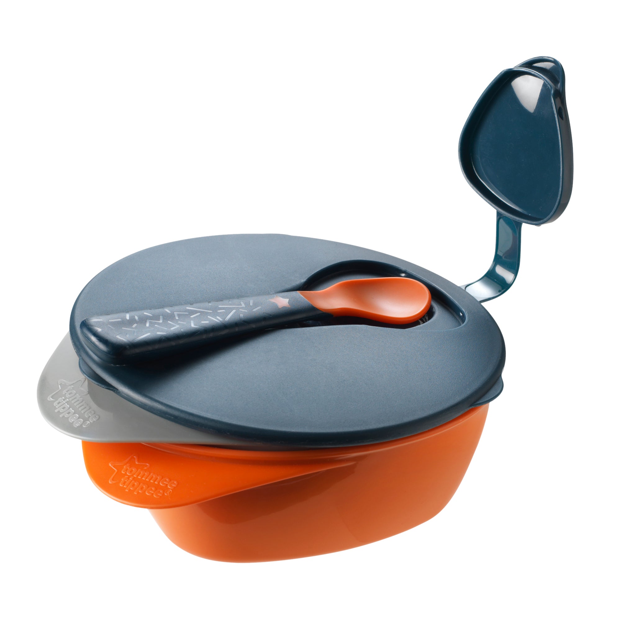 Tommee Tippee Easy Scoop Feeding Bowls With Travel Lid And Spoon