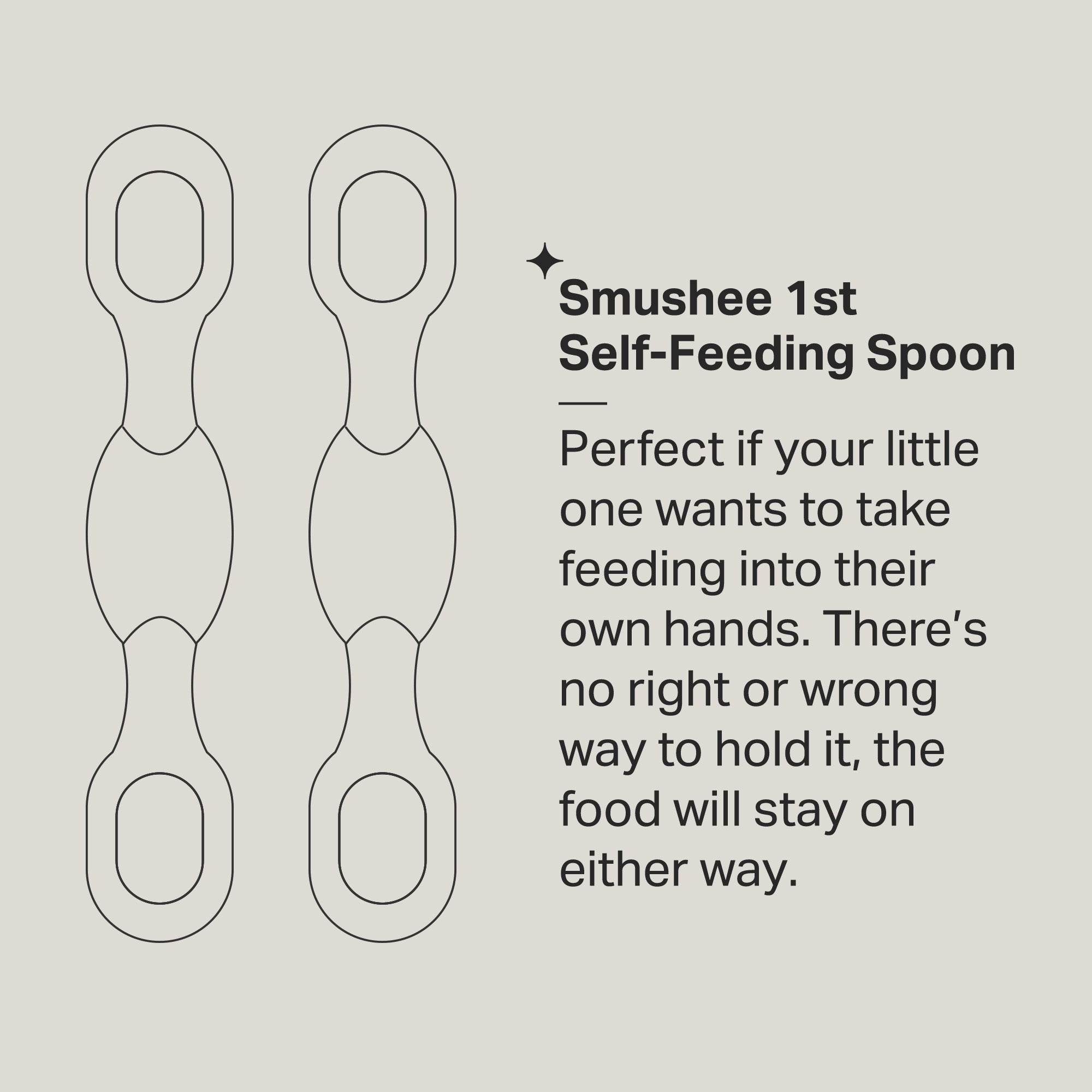 Tommee Tippee Smushee First Self-feeding Weaning Spoons