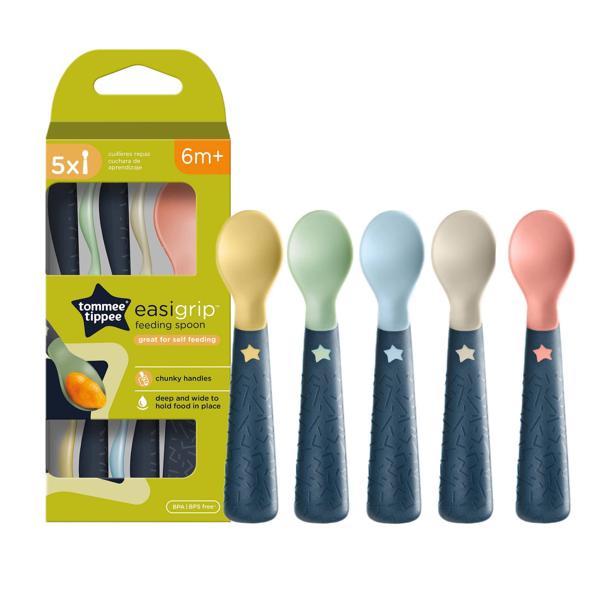 Tommee Tippee Easigrip Self-feeding Weaning Spoons