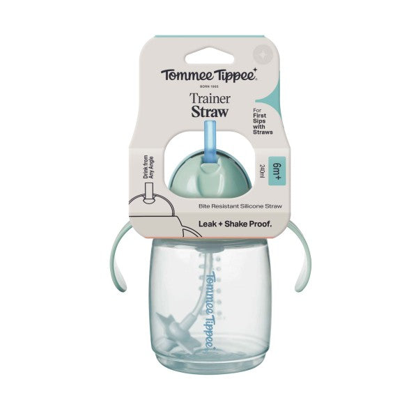 Tommee Tippee Trainer Straw 240ml – Neutral 6m+