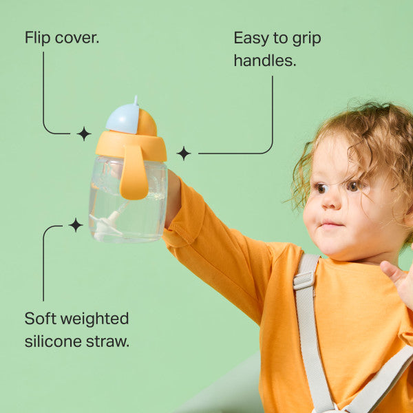 Tommee Tippee Trainer Straw 240ml – Neutral 6m+
