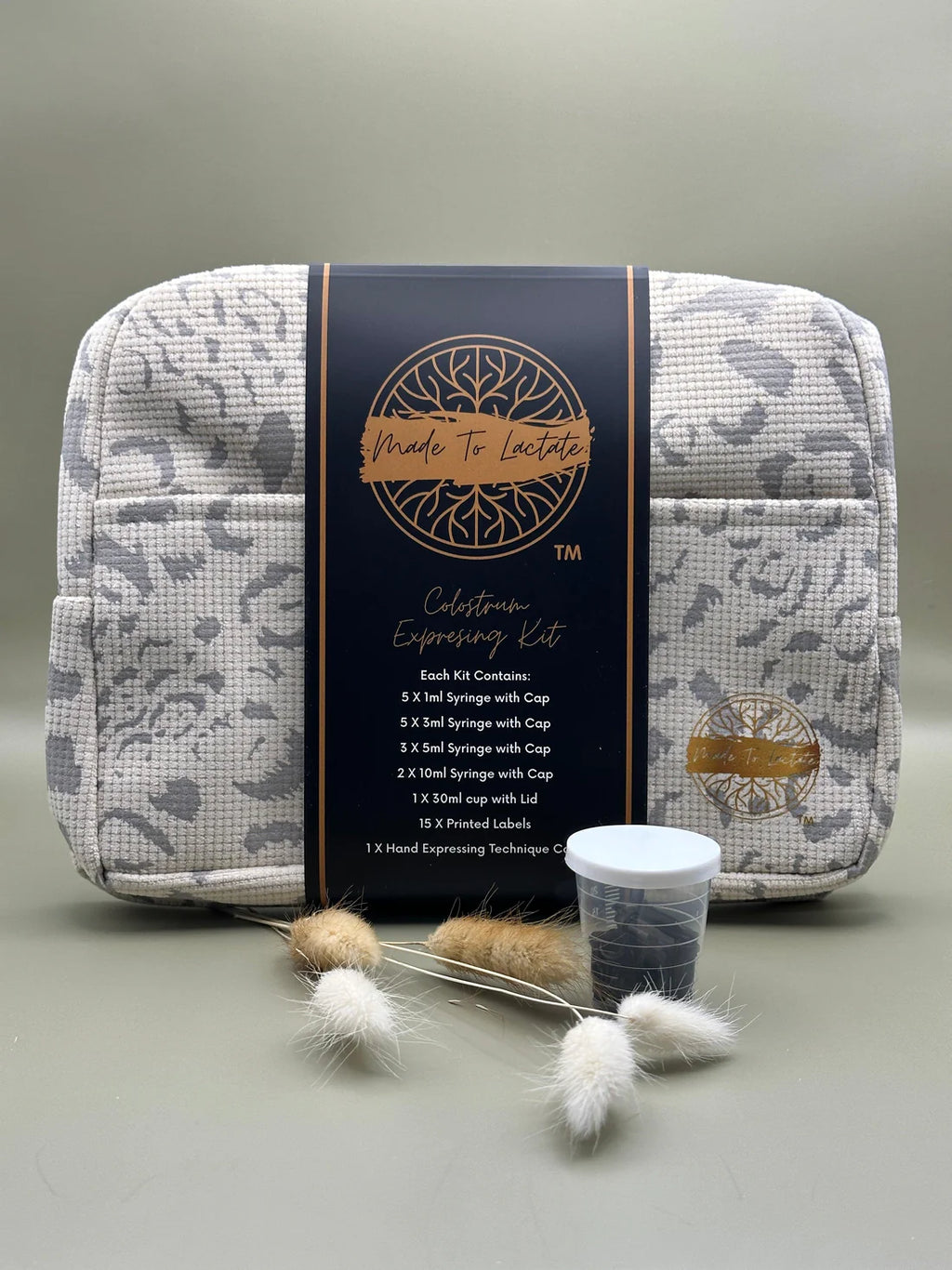 Colostrum Collection Kit - Leopard Print