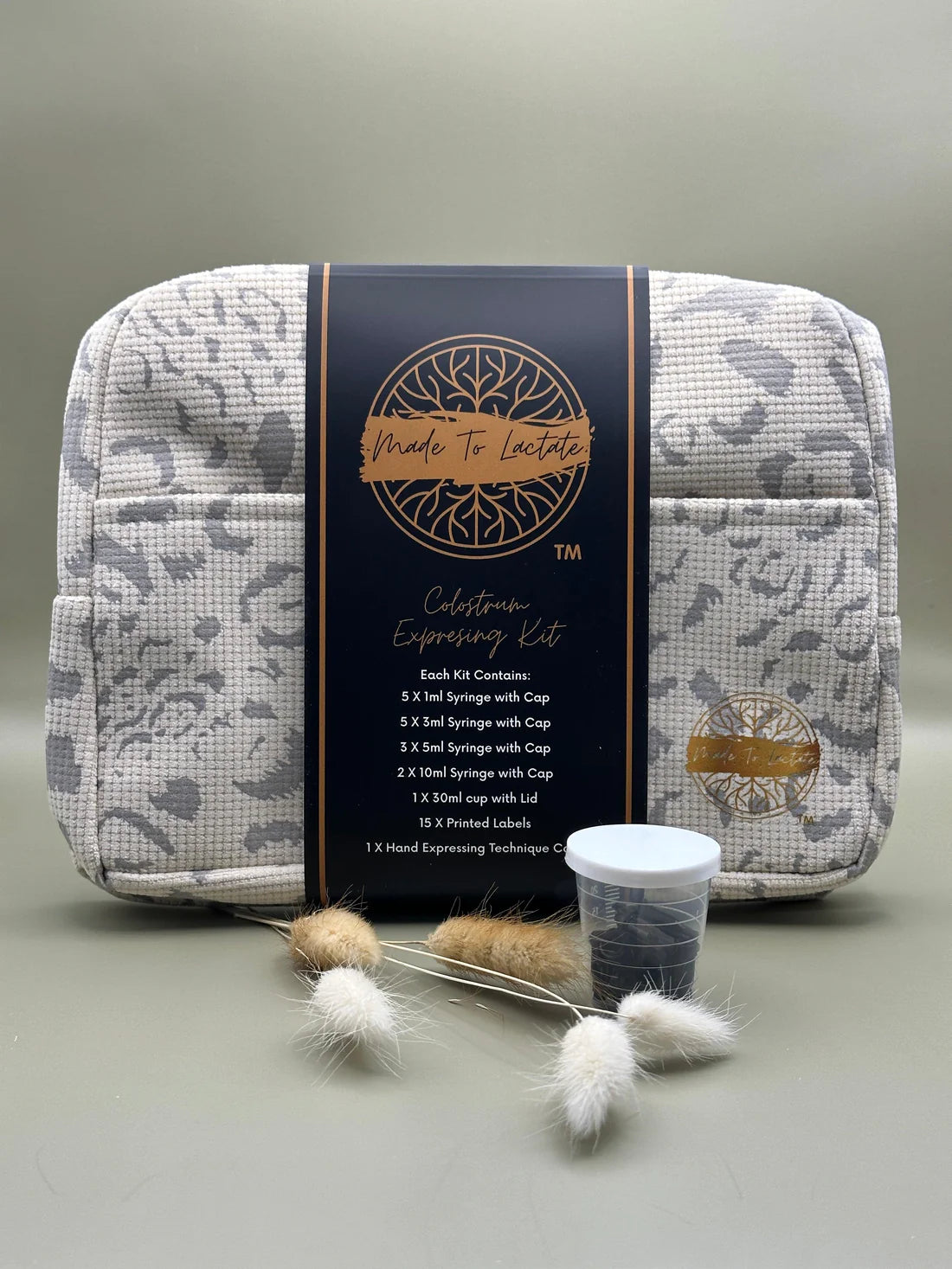 Colostrum Collection Kit - Leopard Print