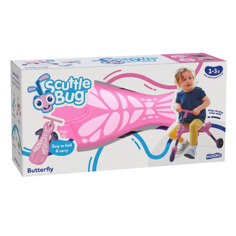 SCUTTLEBUG Butterfly - Pink/Purple