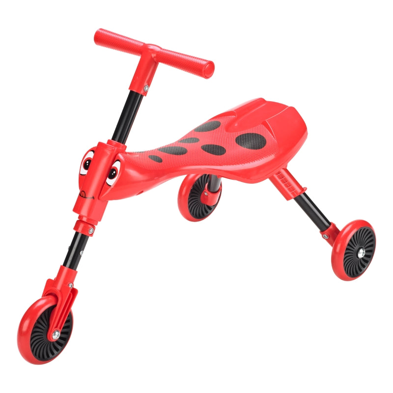 SCUTTLEBUG Beetle - Red/Black