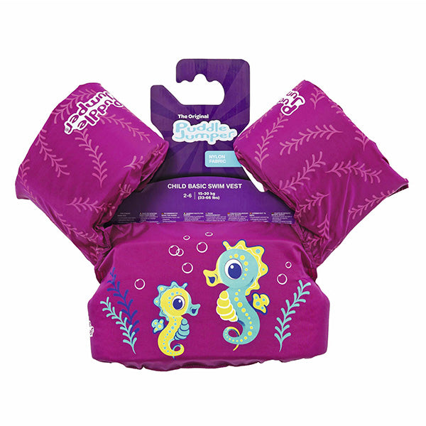 Puddle Jumper Kids Life Jacket - Seahorse (Age 2 - 6 years)