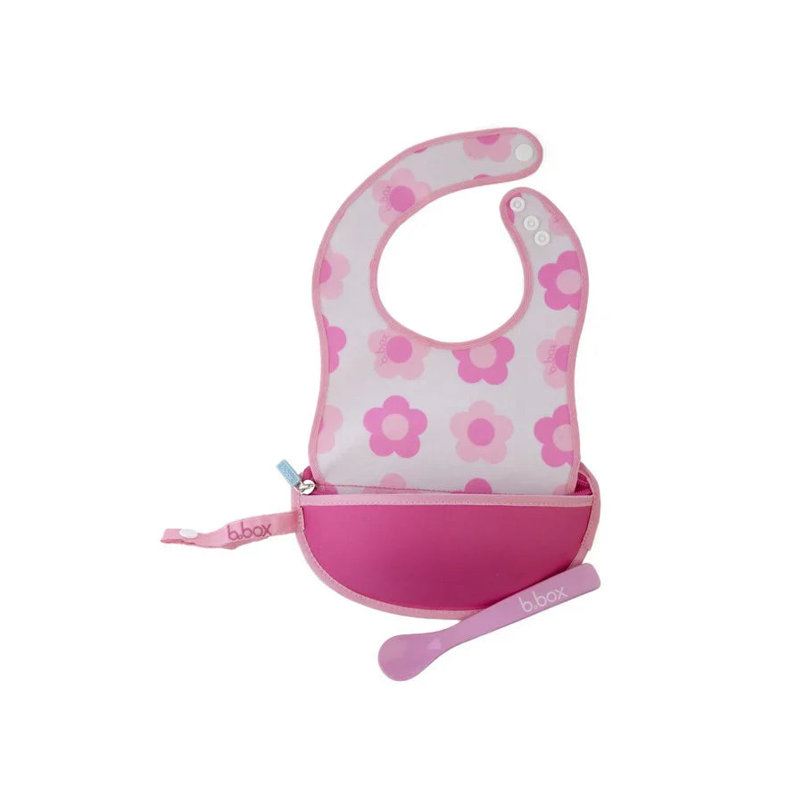 Travel Bib & Spoon Set
