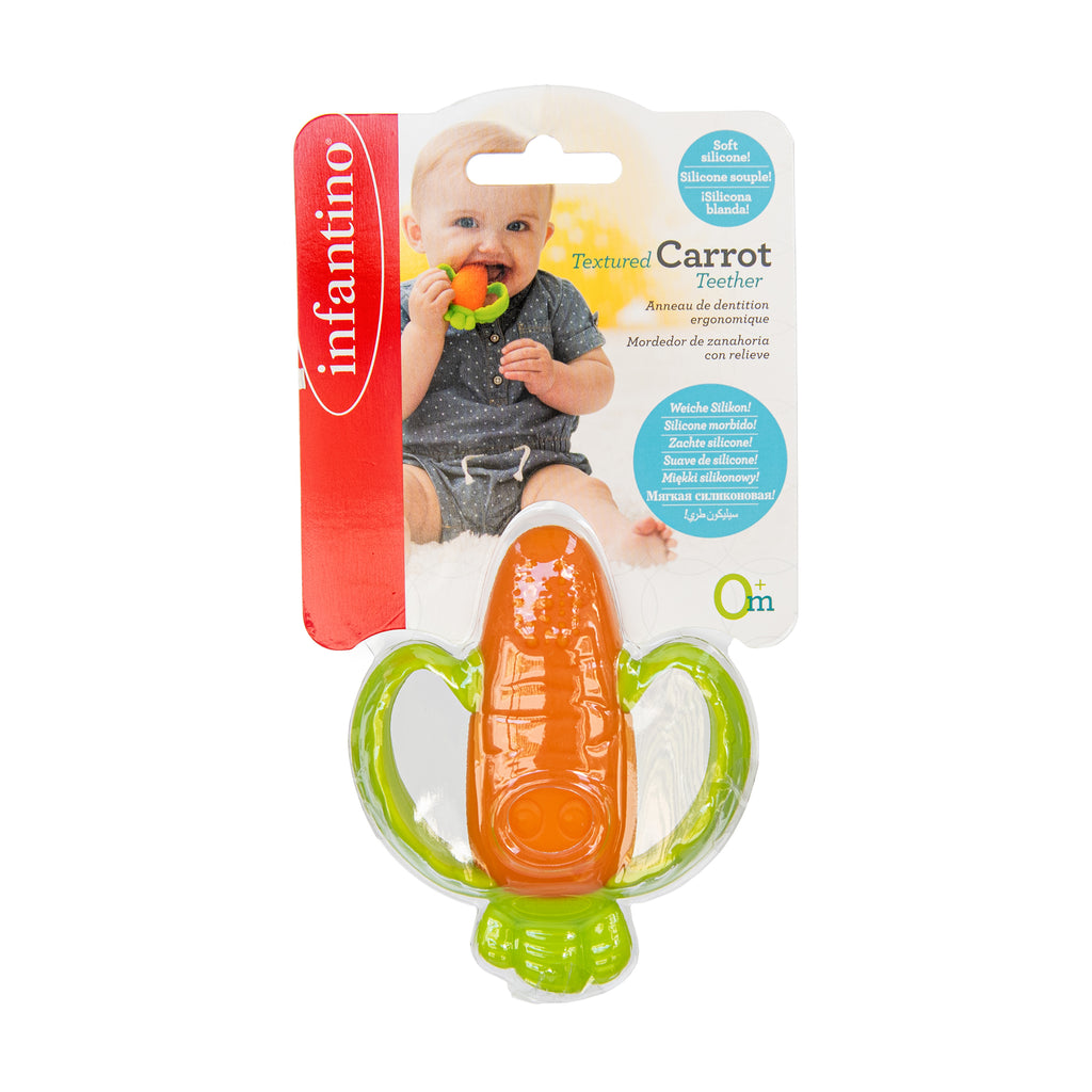 Lil' Nibbles Textured Carrot Teether