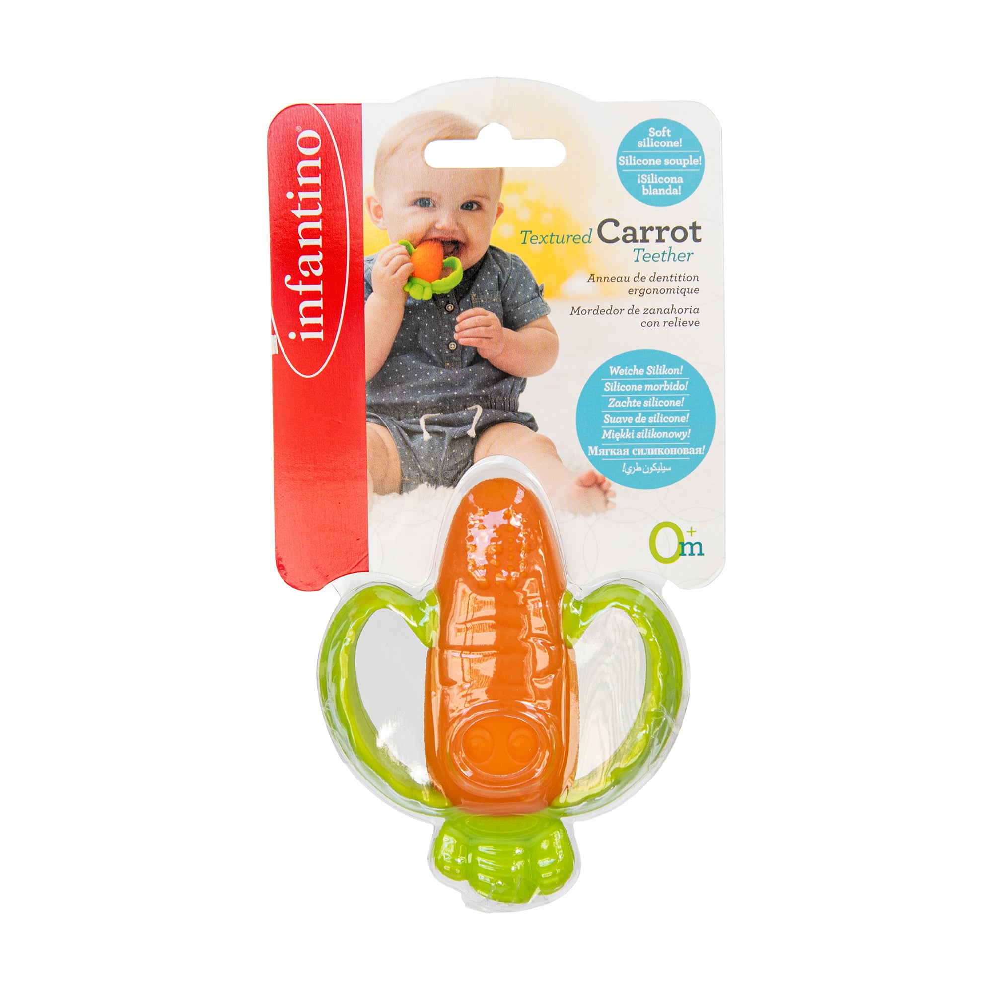 Lil' Nibbles Textured Carrot Teether