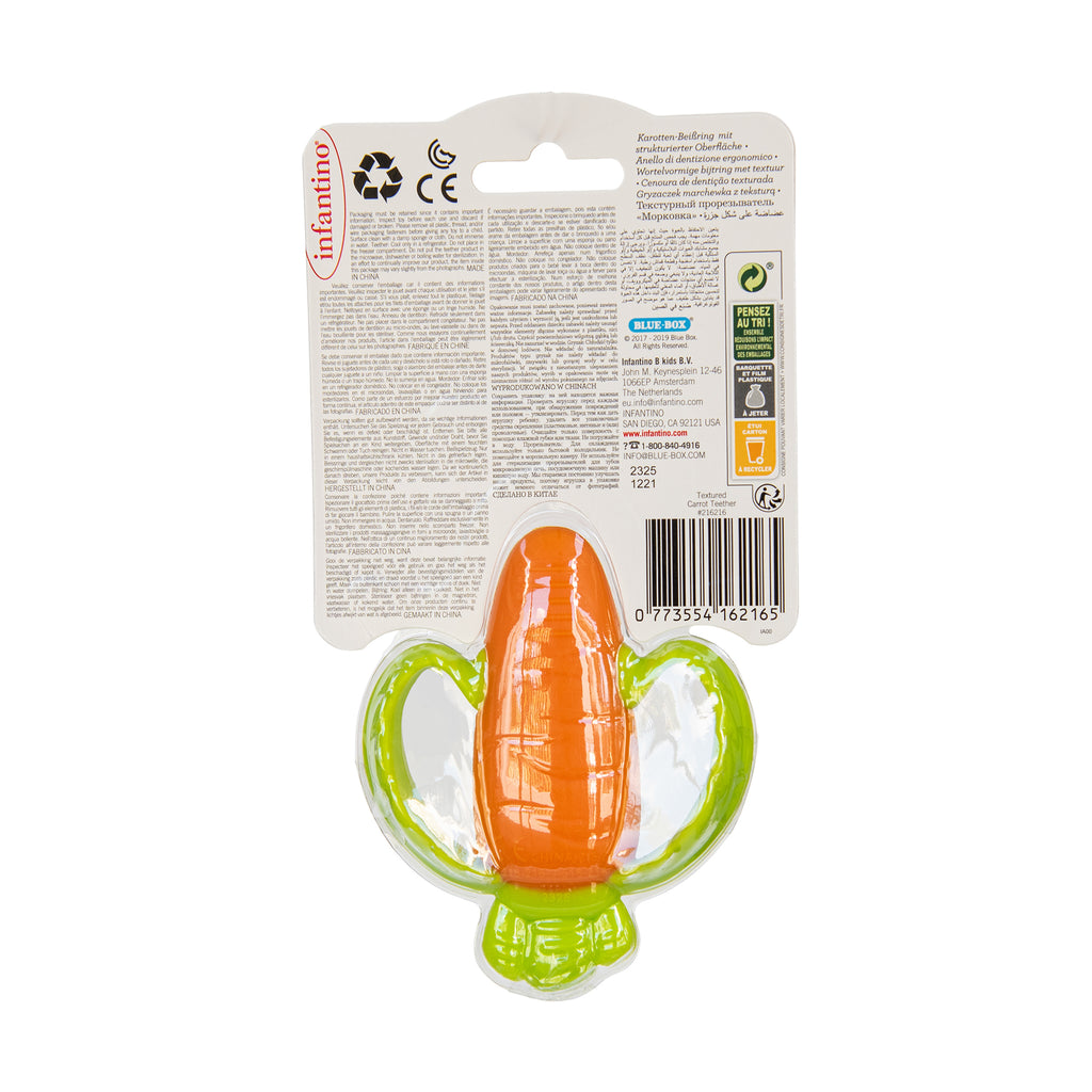 Lil' Nibbles Textured Carrot Teether