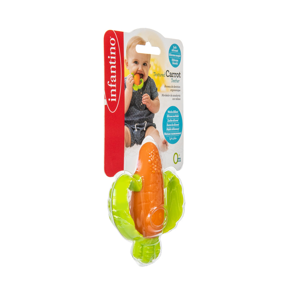 Lil' Nibbles Textured Carrot Teether