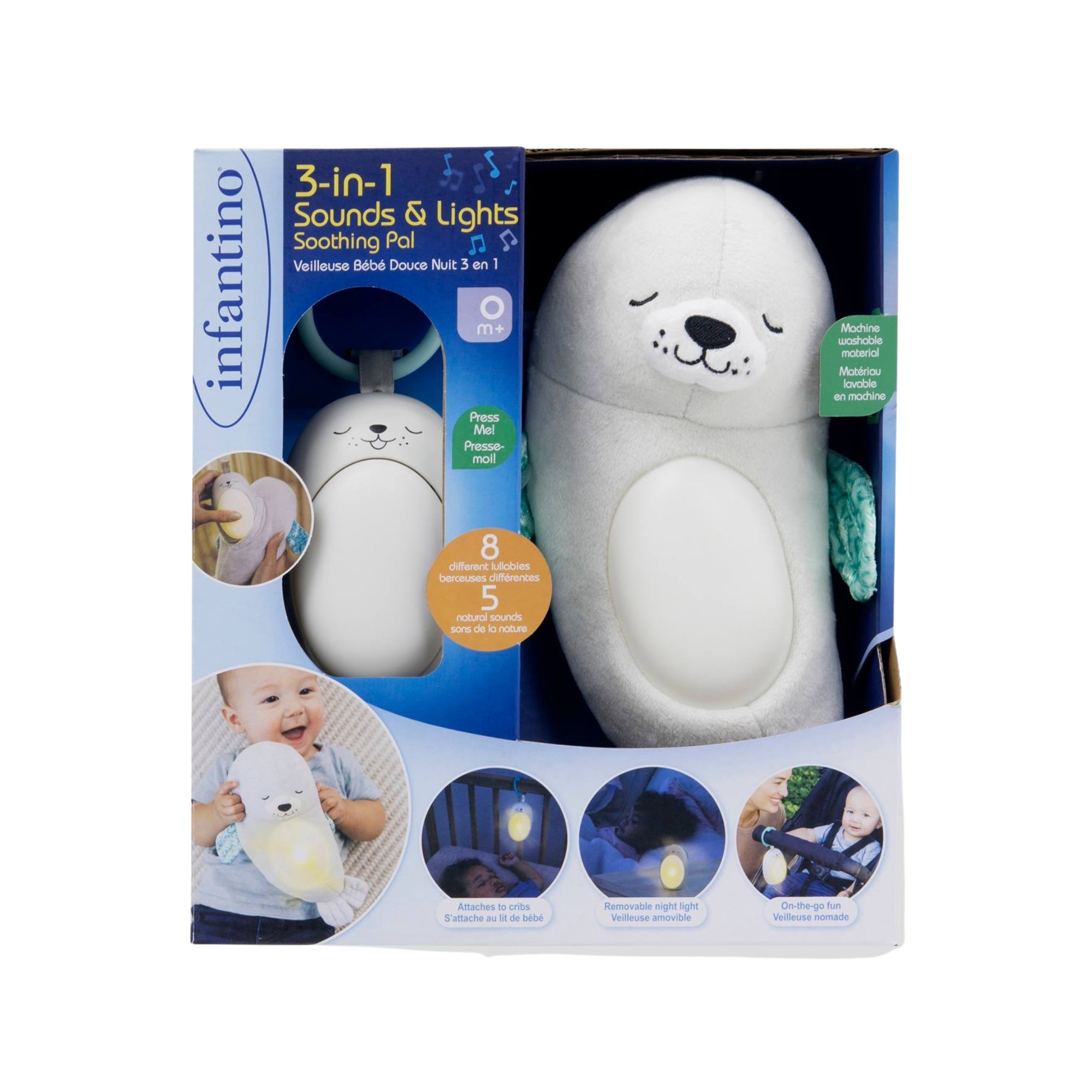 3-in-1 Sounds & Lights Soothing Pal