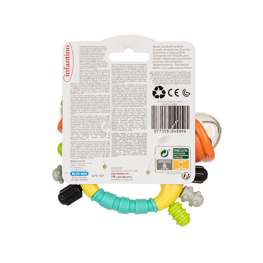 Rattle & Teether - Crab
