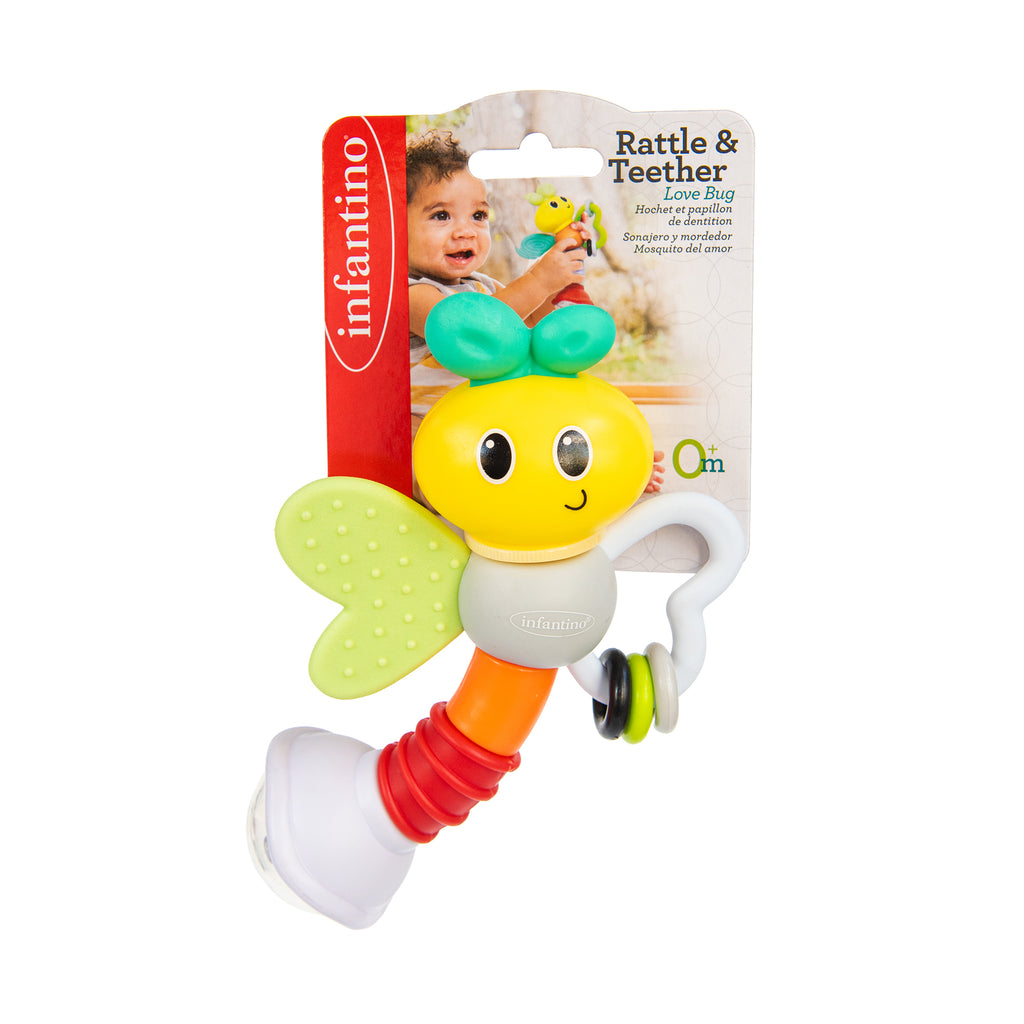 Rattle & Teether - Love Bug