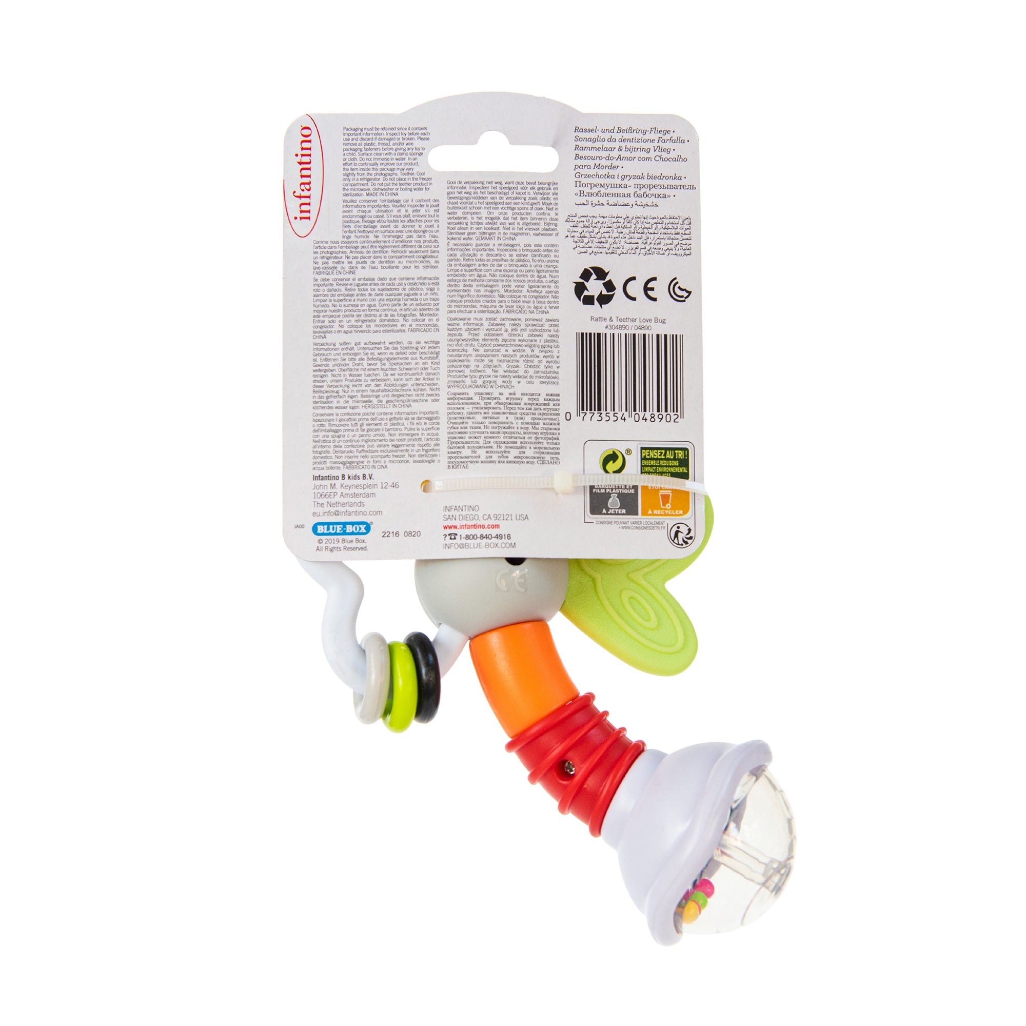 Rattle & Teether - Love Bug