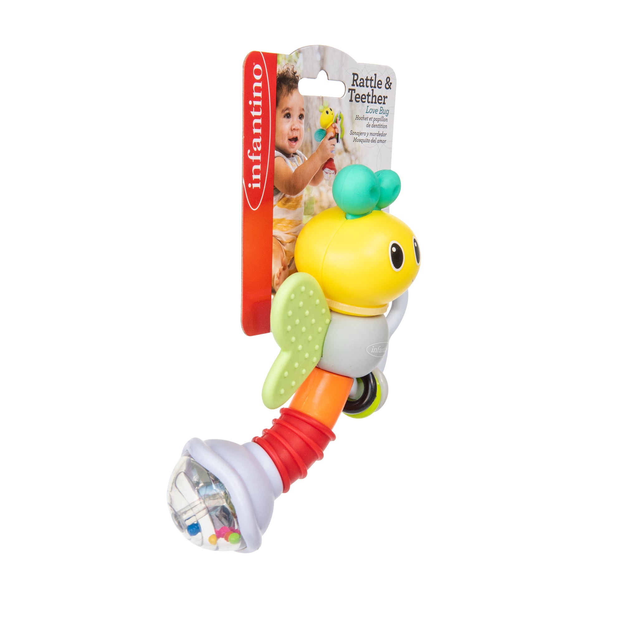 Rattle & Teether - Love Bug