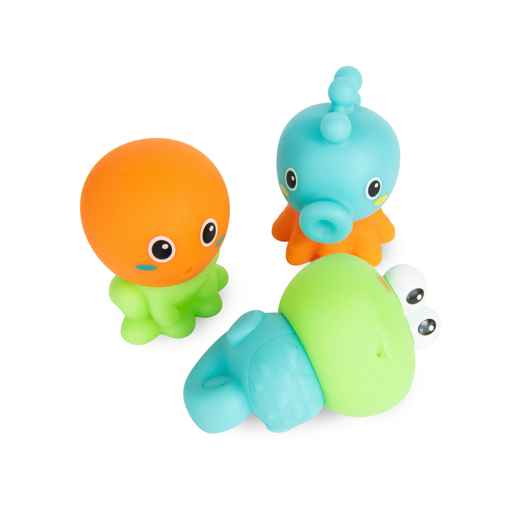 Bath Squirters With Clipstrip – 3 Piece