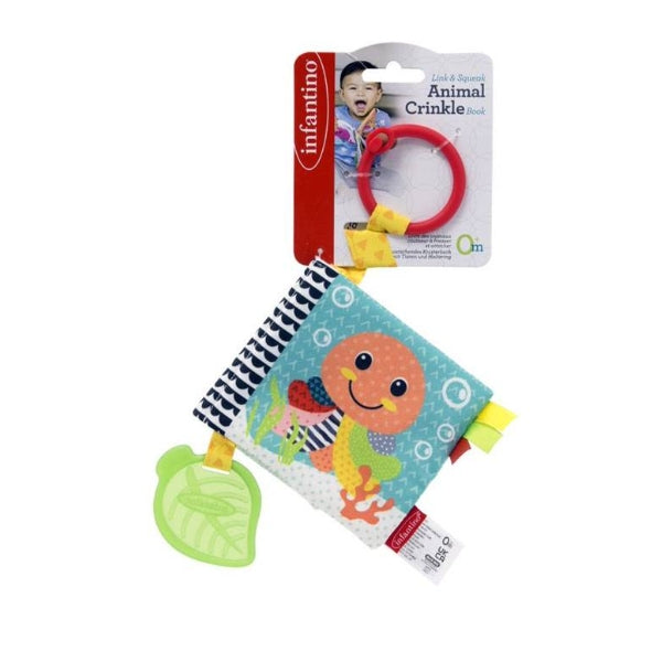 Link & Squeak Animal Crinkle Book