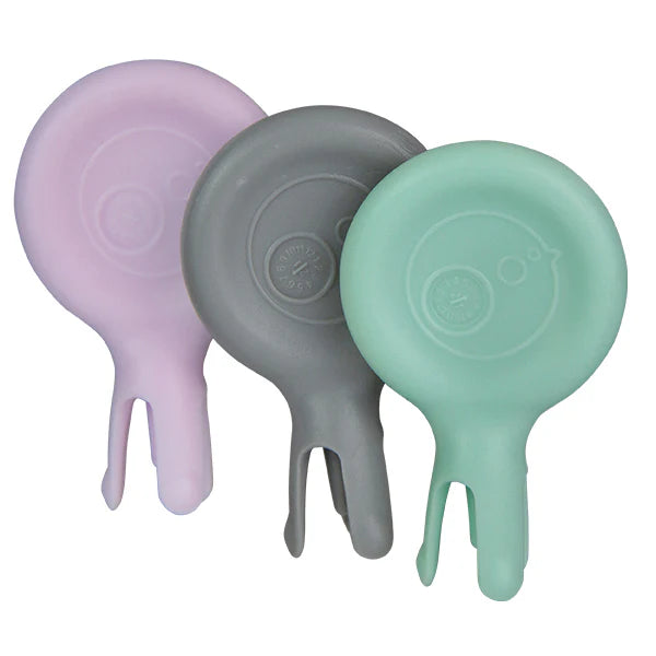 Mini Fork 3 pack - Pastel : Sage / Silver / Pink