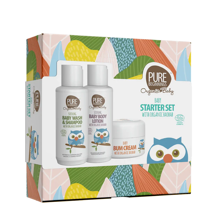 Organic Baby Gift Set | With Organic Baobab | Travel Size Kit & Newborn Gift