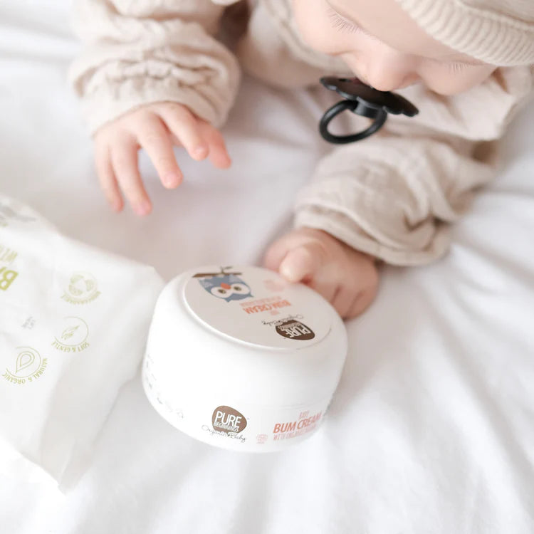Organic Baby Bum Cream | With Organic Baobab | Nappy Rash Barrier & Cloth Safe
