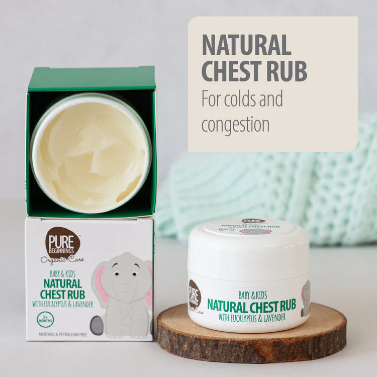 Natural Baby & Kids Chest Rub | With Eucalyptus & Lavendar