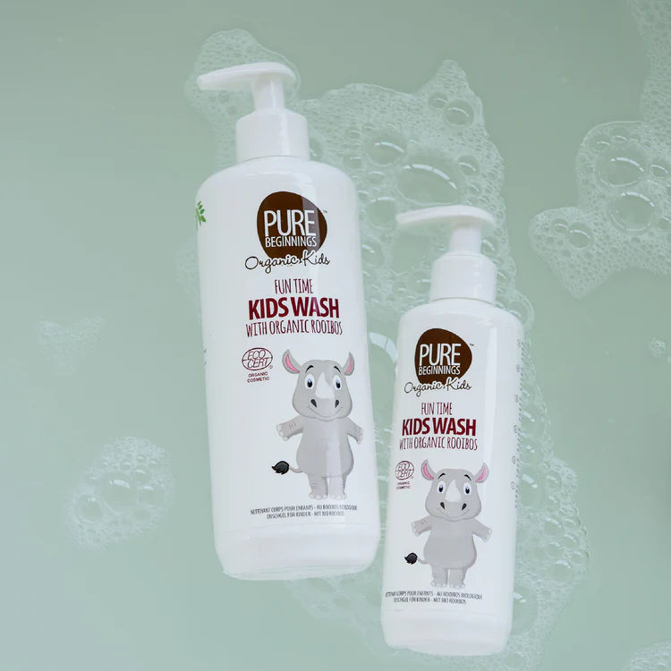 Organic Fun Time Kids Body Wash | With Rooibos | Organic Cleanser for Sensitive Skin