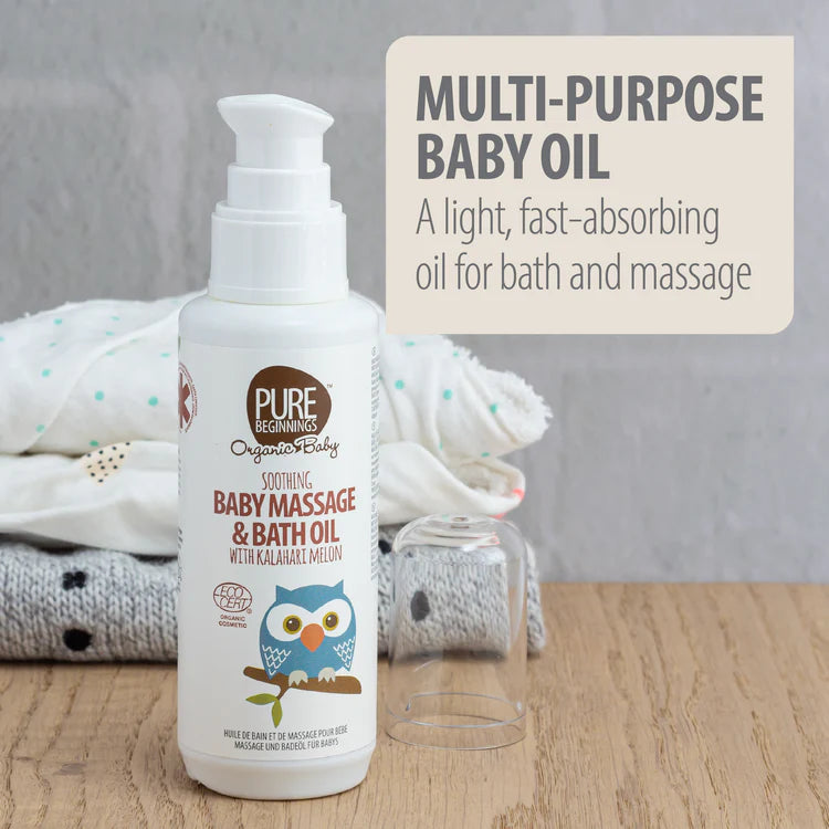 Organic Baby Massage & Bath Oil | With Kalahari Melon | 100ml
