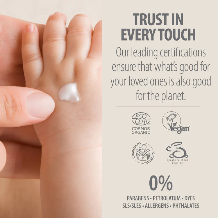Sensitive Baby Moisturising Body Cream | Allergen & Fragrance Free | 150ml