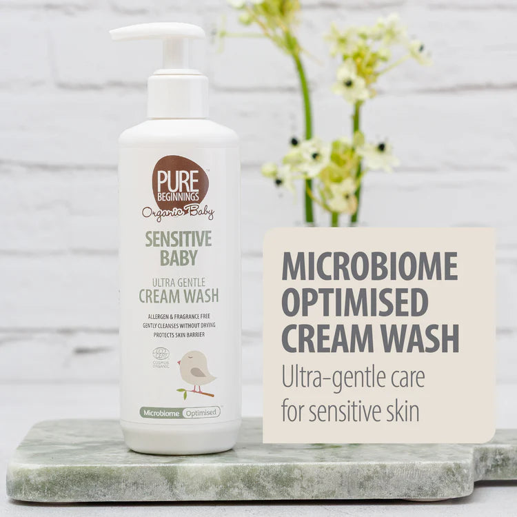 Sensitive Baby Ultra Gentle Cream Wash | Allergen & Fragrance Free | 250ml