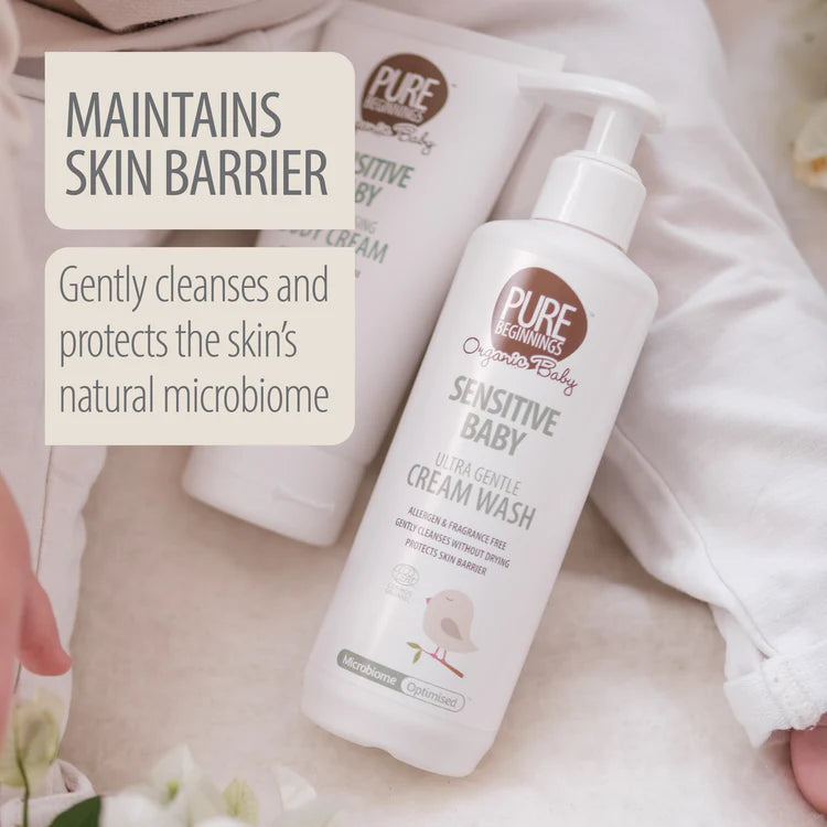 Sensitive Baby Ultra Gentle Cream Wash | Allergen & Fragrance Free | 250ml