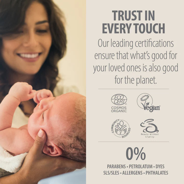 Sensitive Baby Ultra Gentle Cream Wash | Allergen & Fragrance Free | 250ml