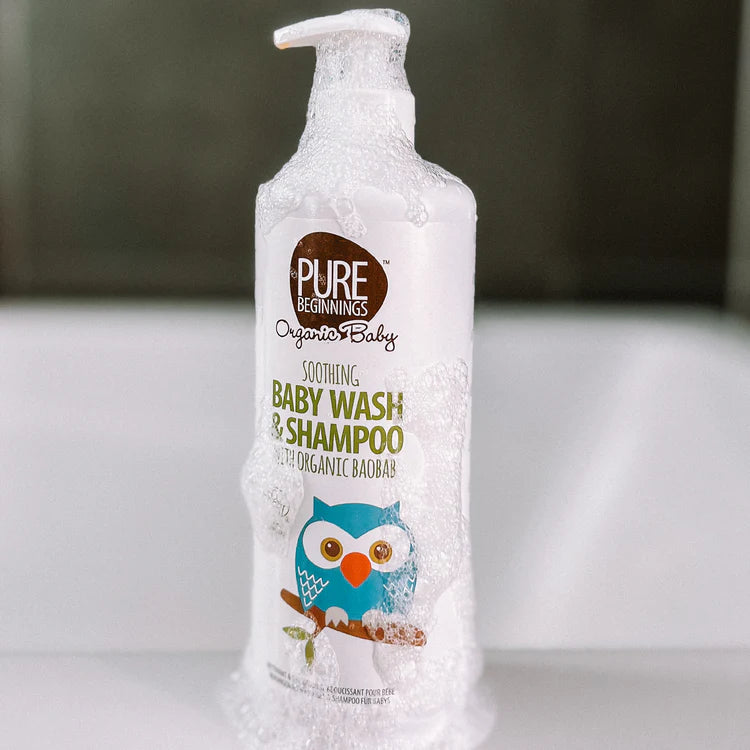 Organic Soothing Baby Wash & Shampoo | With Organic Baobab | SLS-Free & Safe for Newborns