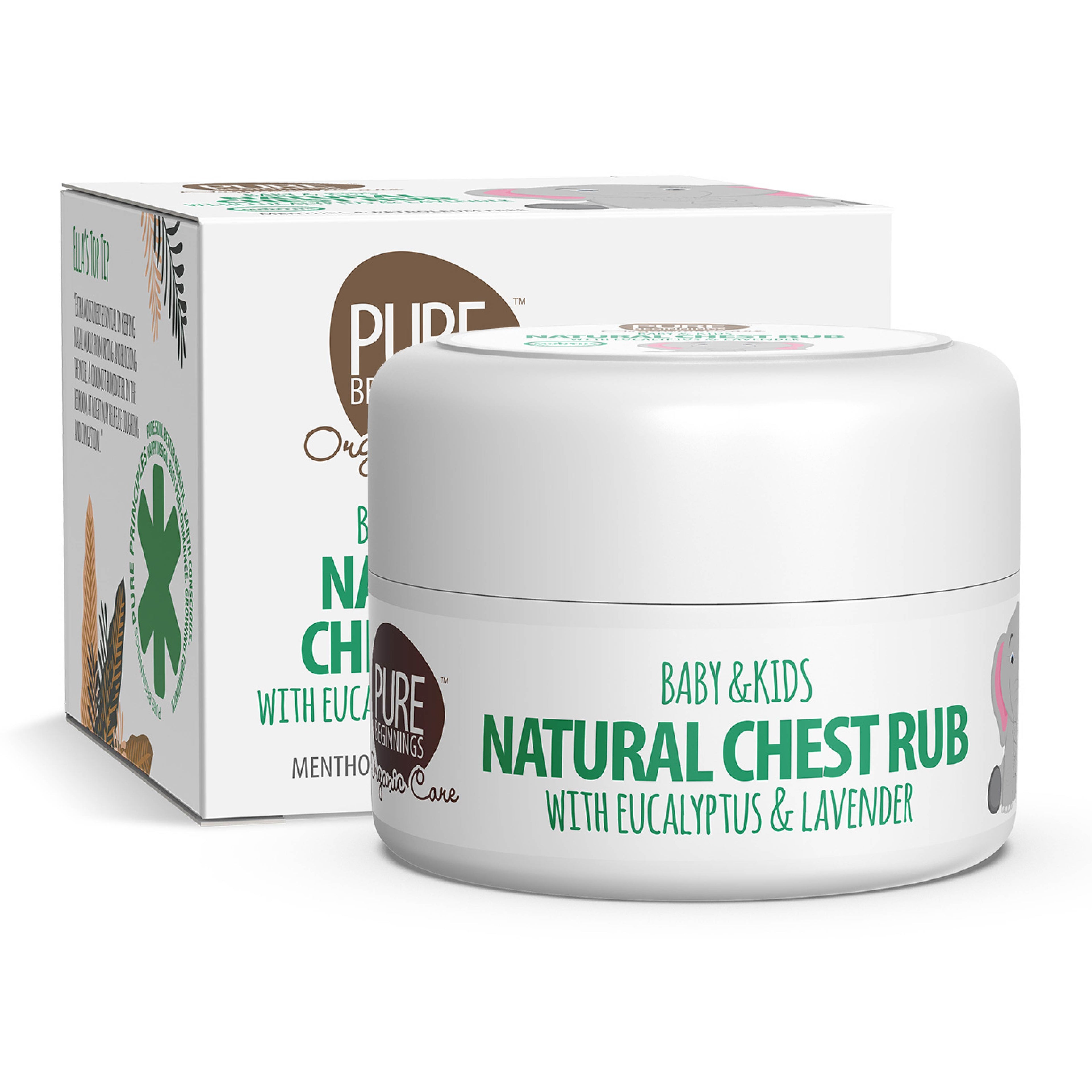Natural Baby & Kids Chest Rub | With Eucalyptus & Lavendar