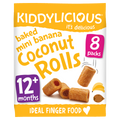 Kiddylicious Mini Banana Coconut Rolls 54,4g (8 x 6.8g)